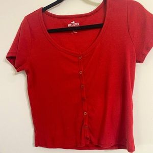 Hollister button down t-shirt